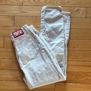 Y2K BONGO Women's Straight Leg Jeans - White